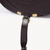Bolso de sillín Marcie en piel brillante Bolso de sillín Marcie en piel brillante
