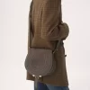 Bolso de sillín Marcie en piel de ante Bolso de sillín Marcie en piel de ante