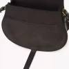 Bolso de sillín Marcie en piel de ante Bolso de sillín Marcie en piel de ante