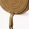 Bolso de sillín Marcie en piel de ante Bolso de sillín Marcie en piel de ante