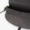 Bolso de sillín Marcie en piel de ante Bolso de sillín Marcie en piel de ante