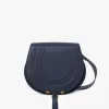 Bolso de sillín Marcie en piel granulada Bolso de sillín Marcie en piel granulada
