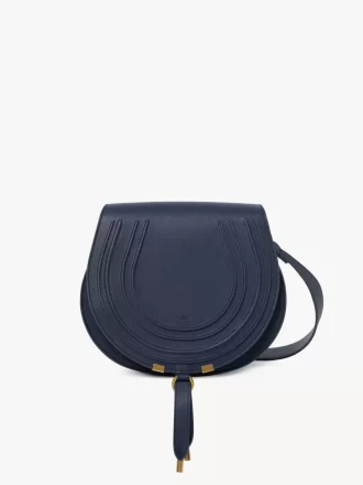 Bolso de sillín Marcie en piel granulada Bolso de sillín Marcie en piel granulada