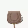Bolso de sillín Marcie en piel granulada Bolso de sillín Marcie en piel granulada