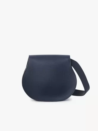 Bolso de sillín Marcie en piel granulada Bolso de sillín Marcie en piel granulada