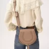 Bolso de sillín Marcie en piel granulada Bolso de sillín Marcie en piel granulada