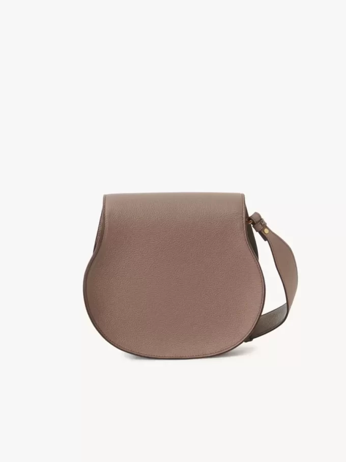 Bolso de sillín Marcie en piel granulada Bolso de sillín Marcie en piel granulada