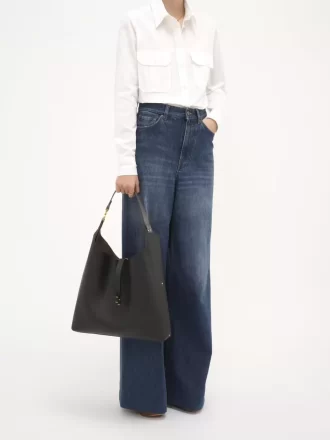 Bolso hobo Marcie en piel granulada Bolso hobo Marcie en piel granulada