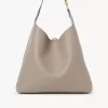 Bolso hobo Marcie en piel granulada Bolso hobo Marcie en piel granulada