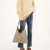 Bolso hobo Marcie en piel granulada Bolso hobo Marcie en piel granulada