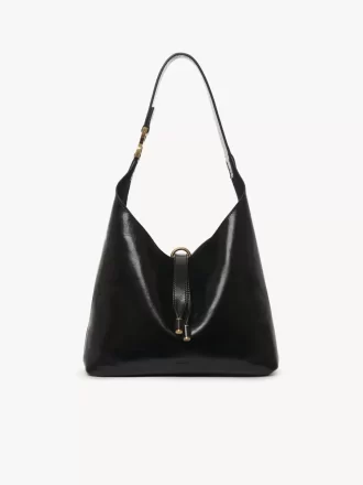 Bolso hobo pequeño Marcie en piel brillante Bolso hobo pequeño Marcie en piel brillante