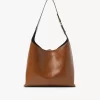 Bolso hobo pequeño Marcie en piel brillante Bolso hobo pequeño Marcie en piel brillante