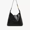 Bolso hobo pequeño Marcie en piel brillante Bolso hobo pequeño Marcie en piel brillante