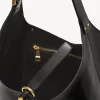 Bolso hobo pequeño Marcie en piel brillante Bolso hobo pequeño Marcie en piel brillante