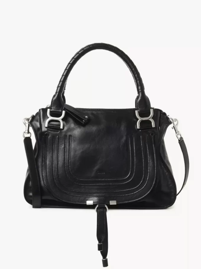 Bolso Marcie en piel brillante Bolso Marcie en piel brillante