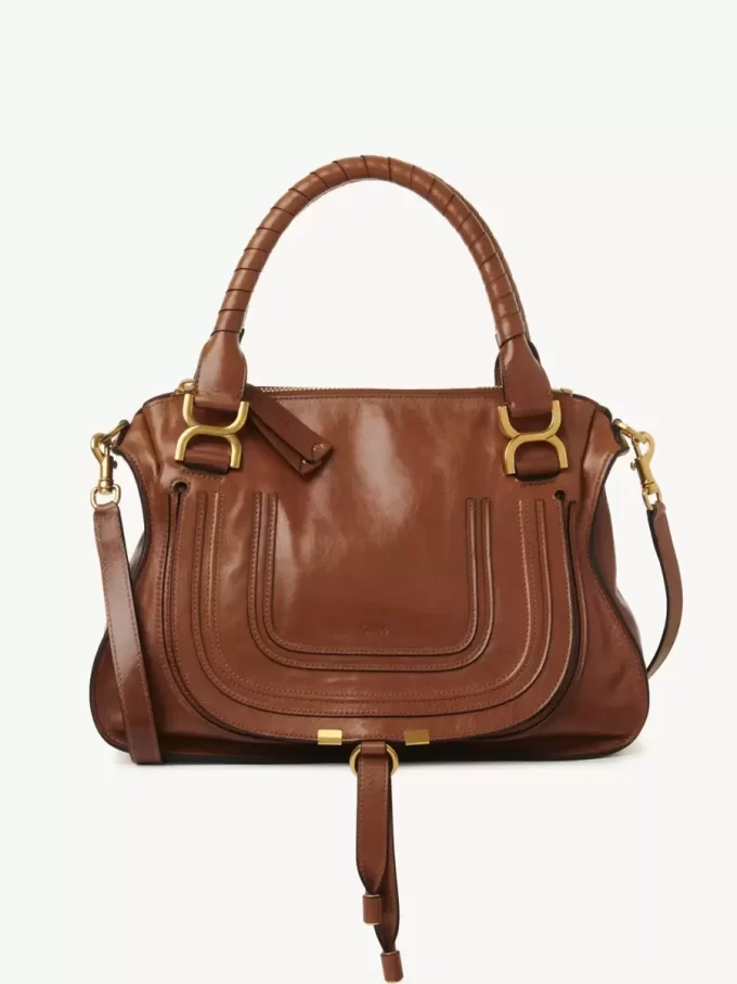 Bolso Marcie en piel brillante Bolso Marcie en piel brillante