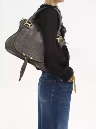 Bolso Marcie en piel brillante Bolso Marcie en piel brillante