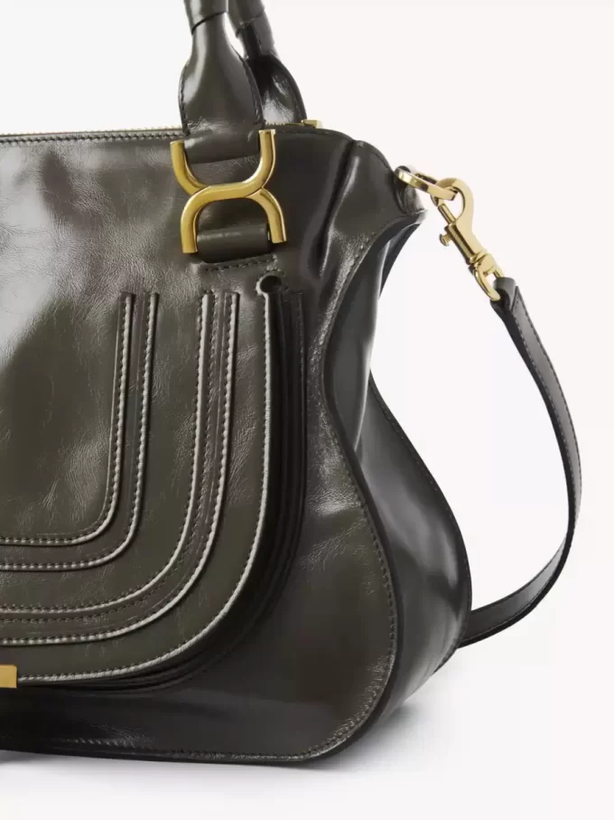Bolso Marcie en piel brillante Bolso Marcie en piel brillante