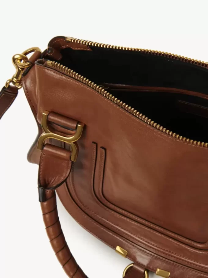 Bolso Marcie en piel brillante Bolso Marcie en piel brillante