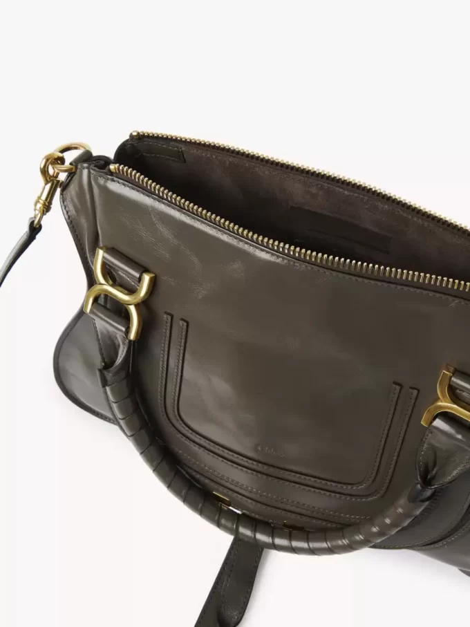 Bolso Marcie en piel brillante Bolso Marcie en piel brillante