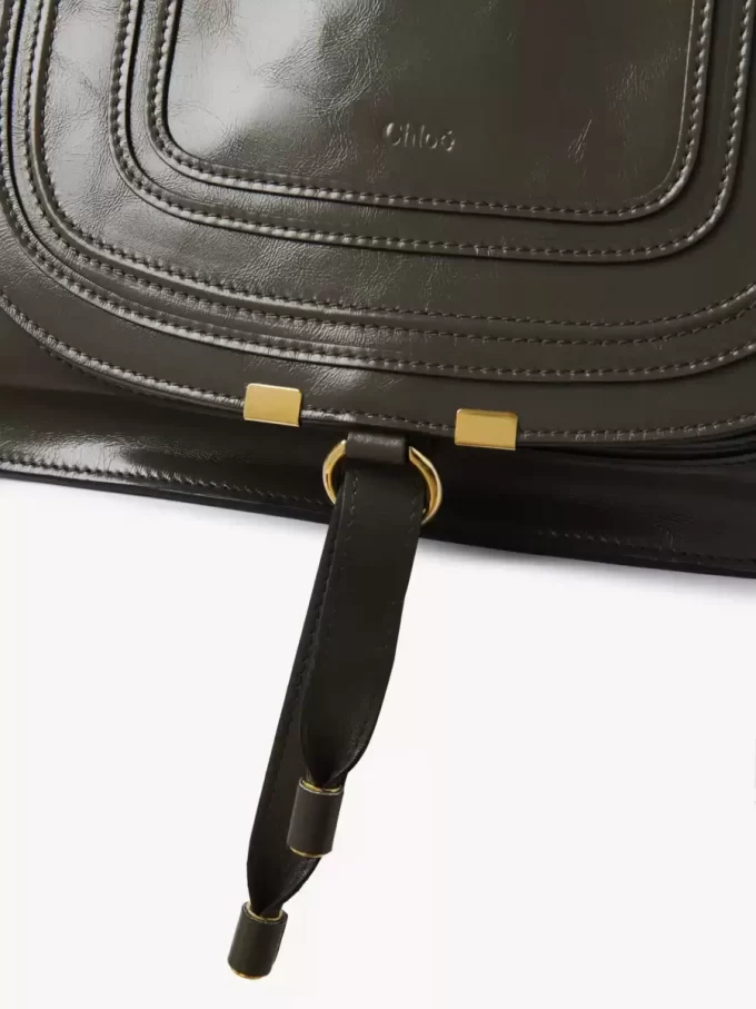 Bolso Marcie en piel brillante Bolso Marcie en piel brillante