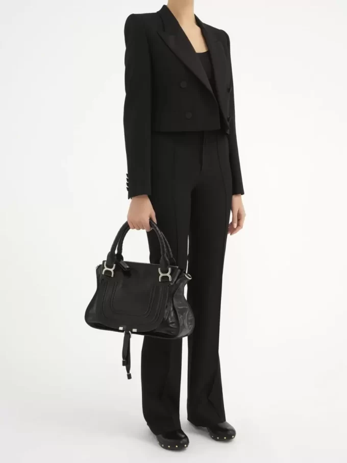 Bolso Marcie en piel brillante Bolso Marcie en piel brillante