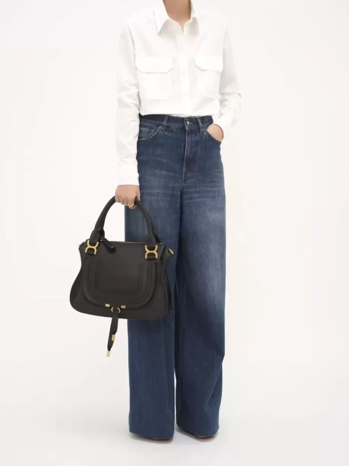 Bolso Marcie en piel granulada Bolso Marcie en piel granulada