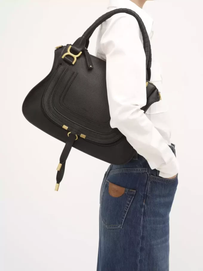 Bolso Marcie en piel granulada Bolso Marcie en piel granulada