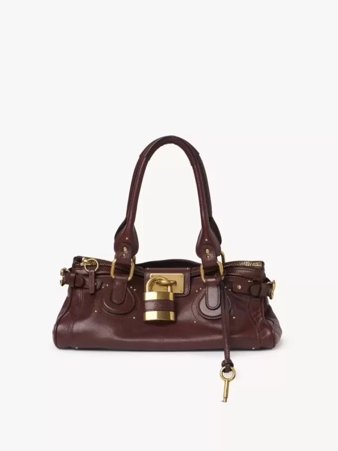 Bolso Paddington en piel granulada Bolso Paddington en piel granulada
