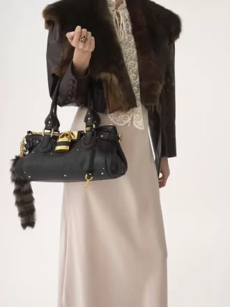 Bolso Paddington en piel granulada Bolso Paddington en piel granulada