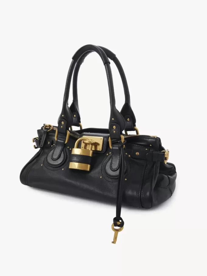 Bolso Paddington en piel granulada Bolso Paddington en piel granulada