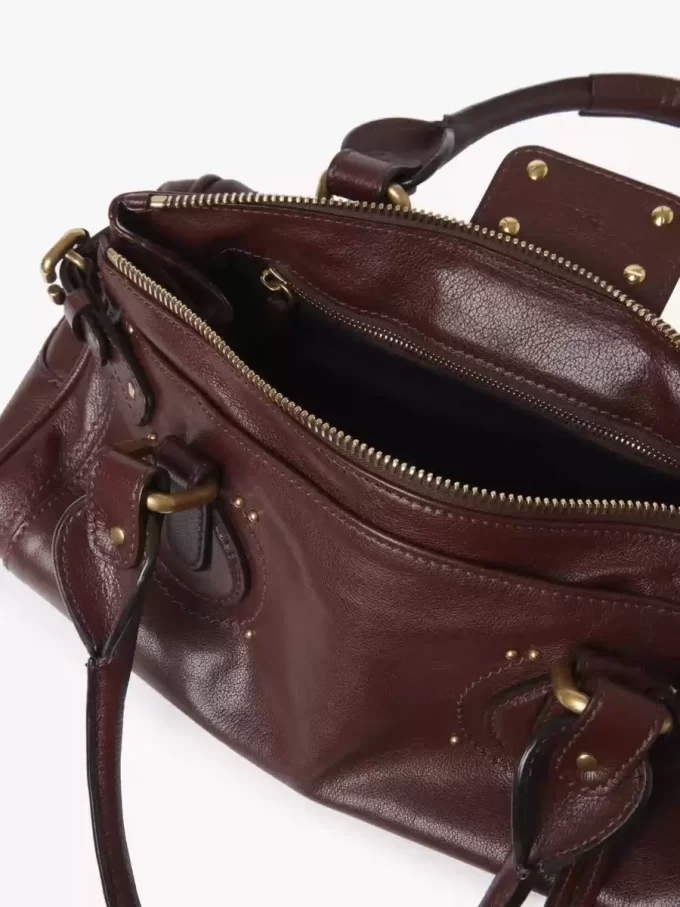 Bolso Paddington en piel granulada Bolso Paddington en piel granulada