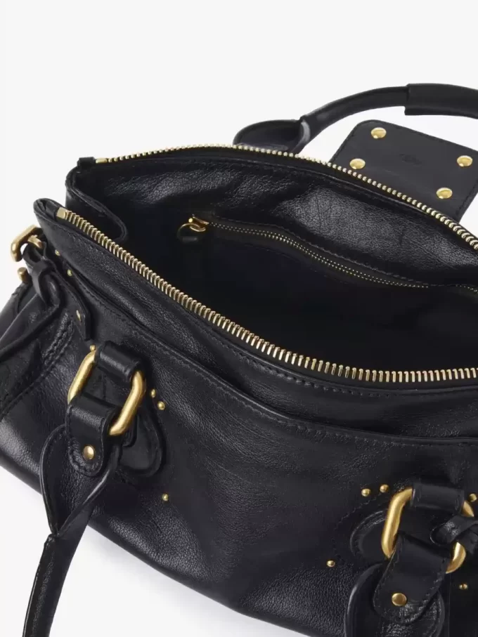 Bolso Paddington en piel granulada Bolso Paddington en piel granulada