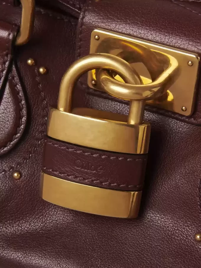 Bolso Paddington en piel granulada Bolso Paddington en piel granulada