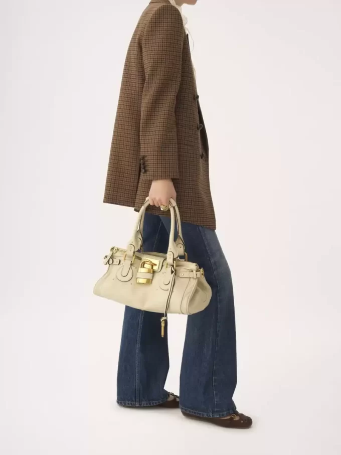 Bolso Paddington en piel granulada Bolso Paddington en piel granulada
