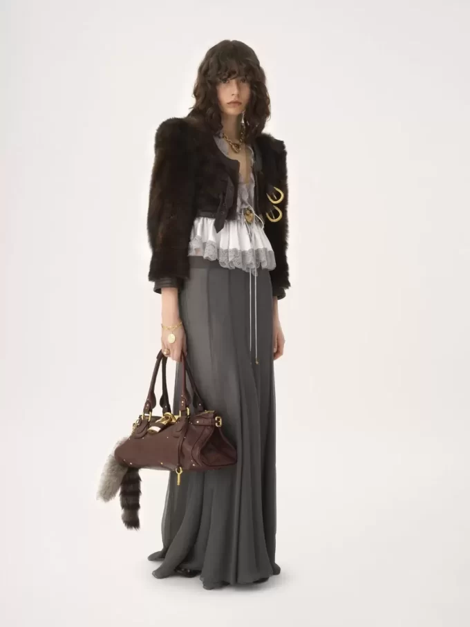 Bolso Paddington en piel granulada Bolso Paddington en piel granulada