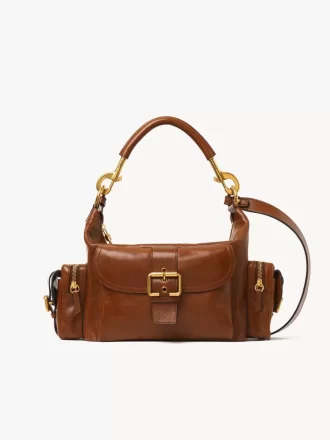 Bolso para cámara en piel brillante Bolso para cámara en piel brillante