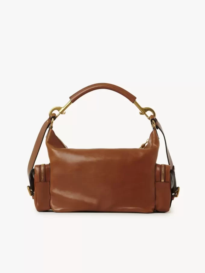 Bolso para cámara en piel brillante Bolso para cámara en piel brillante