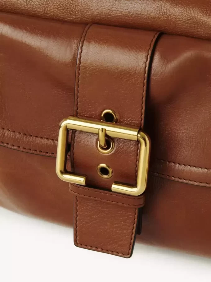 Bolso para cámara en piel brillante Bolso para cámara en piel brillante