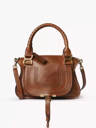 Bolso pequeño Marcie en piel brillante Bolso pequeño Marcie en piel brillante