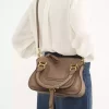 Bolso pequeño Marcie en piel brillante Bolso pequeño Marcie en piel brillante