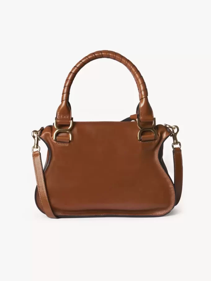 Bolso pequeño Marcie en piel brillante Bolso pequeño Marcie en piel brillante