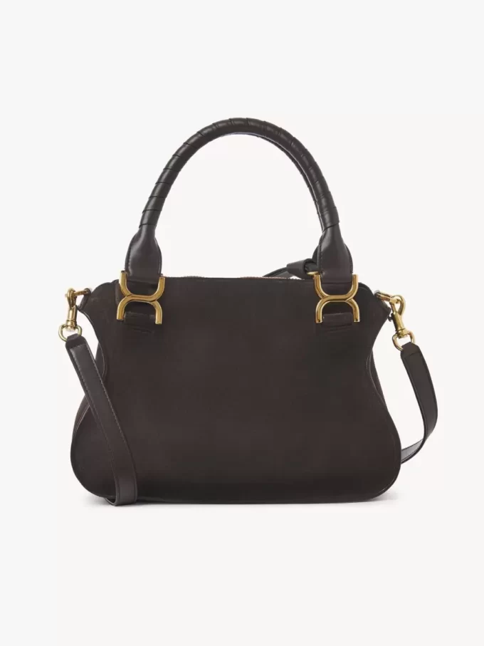 Bolso pequeño Marcie en piel de ante Bolso pequeño Marcie en piel de ante