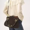 Bolso pequeño Marcie en piel de ante Bolso pequeño Marcie en piel de ante