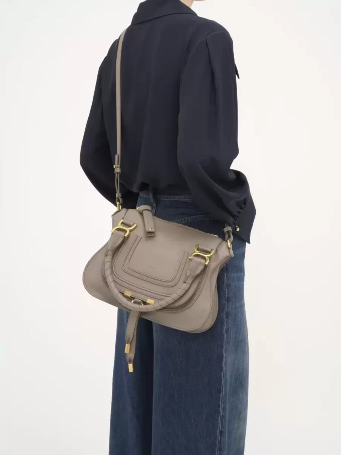 Bolso pequeño Marcie en piel granulada Bolso pequeño Marcie en piel granulada