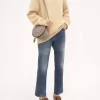 Bolso pequeño Marcie Saddle en piel granulada Bolso pequeño Marcie Saddle en piel granulada