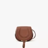 Bolso pequeño Marcie Saddle en piel granulada Bolso pequeño Marcie Saddle en piel granulada