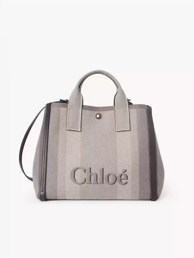 Bolso tote Chloé Carry de lona Bolso tote Chloé Carry de lona