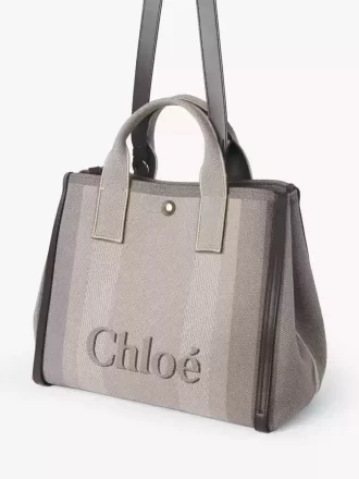 Bolso tote Chloé Carry de lona Bolso tote Chloé Carry de lona