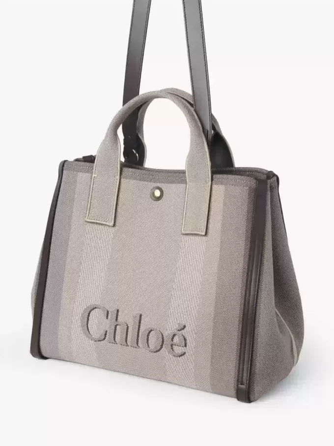 Bolso tote Chloé Carry de lona Bolso tote Chloé Carry de lona